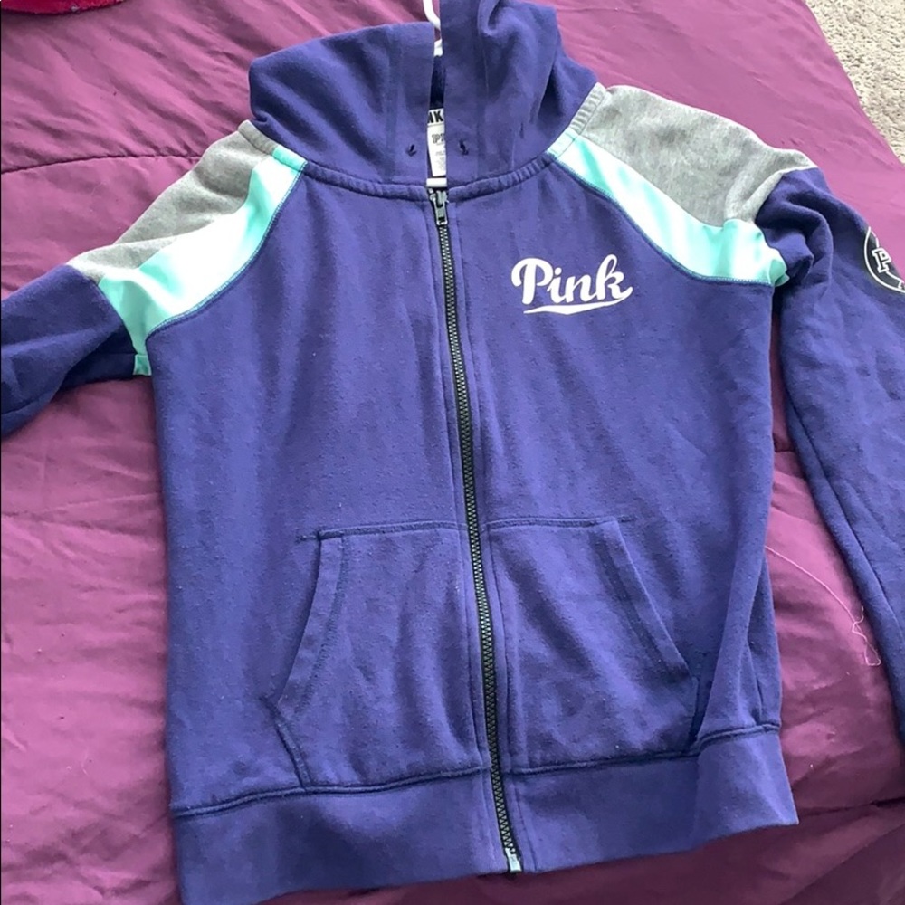 VS pink jacket